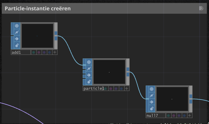 Oplossing van Particle Instantie